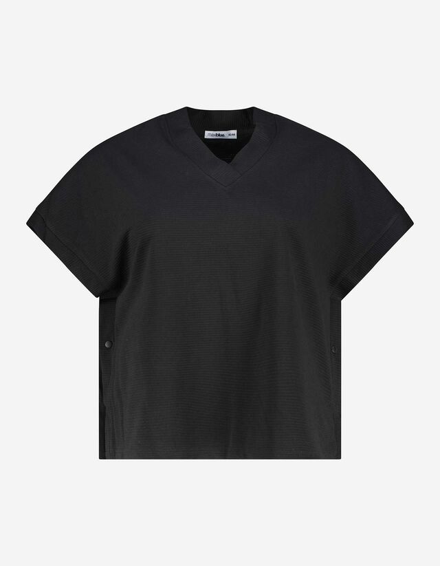 Maglia - Percentuale di viscosa - nero