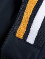 pikowana kurtka - material hydrofobowy - ciemny niebieski