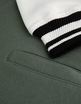 Collegejacke - Oversized Fit - dunkelgrün