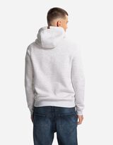 Majica s kapuljačom - Klokan-džep - svijetlo siva