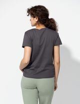 T-shirt - Scollo rotondo - grigio scuro