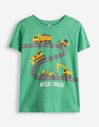 T-shirt - Voorkantprint - lichtgroen