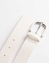 Ceinture - Similicuir - blanc