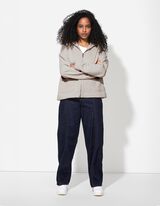 Cipz&aacute;ros meleg&iacute;tőfelső - Egysz&iacute;nű - feher