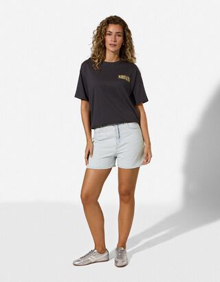 Denim short - Regular fit - Lichtblauw