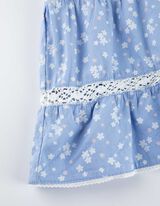 Komplet košulja i haljina - Rukavi s volanima - svijetlo zuta