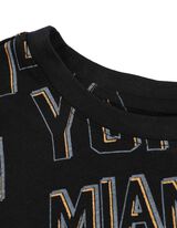 P&oacute;l&oacute; - Nyomott minta - fekete