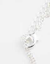 Armband - Gliederkette - silberfarben