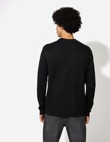 Pullover - Viskose - schwarz