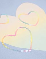 Dukserica - Sa šljokicama - svetlo-plava