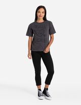 7/8-os nadrág - Gombolópántos - fekete