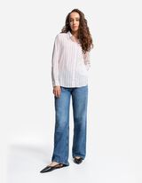 Palaidinė - Kišenė krūtinės srityje - violetine