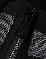 Sweatshirt - Stehkragen - schwarz