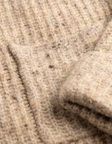 Cardigan - Rei&szlig;verschluss - Beige