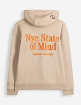 Sweatshirt - Stickerei - Beige