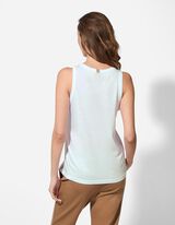 Top - Spadlá ramena - bílá