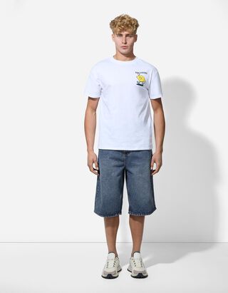 Jeansshorts - Baggy Fit - dunkelblau