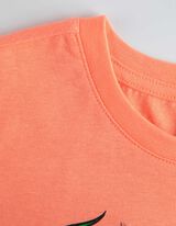 Marškinėliai - Su paveikslėliais - oranzinis