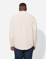 Košile - Vzhled lnu - béžová