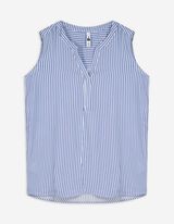 Top - Strepen - blauw