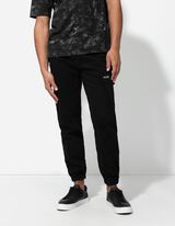 Cargobroek - Opgestikte zakken - zwart