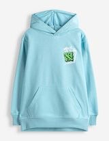 Sweatshirt - R&uuml;ckenprint - hellblau