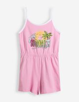 Jumpsuit - Print - Pink