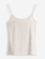 Top - Spaghettitr&auml;ger - hellgrau