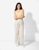 Top - Stretchanteil - hellgelb