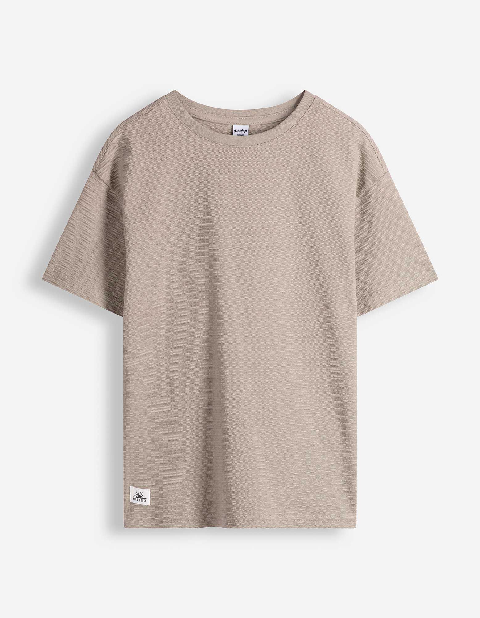 Shirt - Kurze &Auml;rmel - Beige