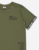 Majica kratkih rukava - Print s porukom - tamno zelena