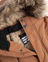 Parka - Umjetno krzno - smedja