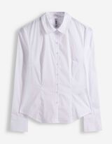 Halenka - Směs bavlny - b&iacute;l&aacute;