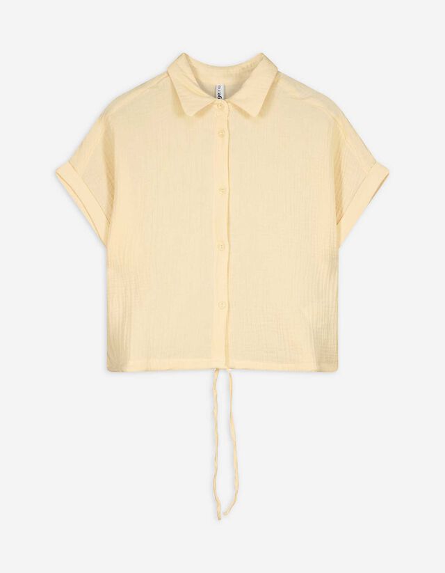 Chemise - Mousseline - Jaune clair