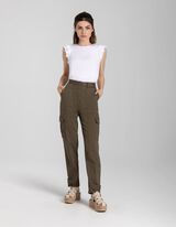 Shirt - Mouwen met volants - wit