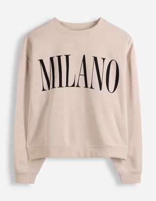 Sweatshirt - Sweat - wei&szlig;