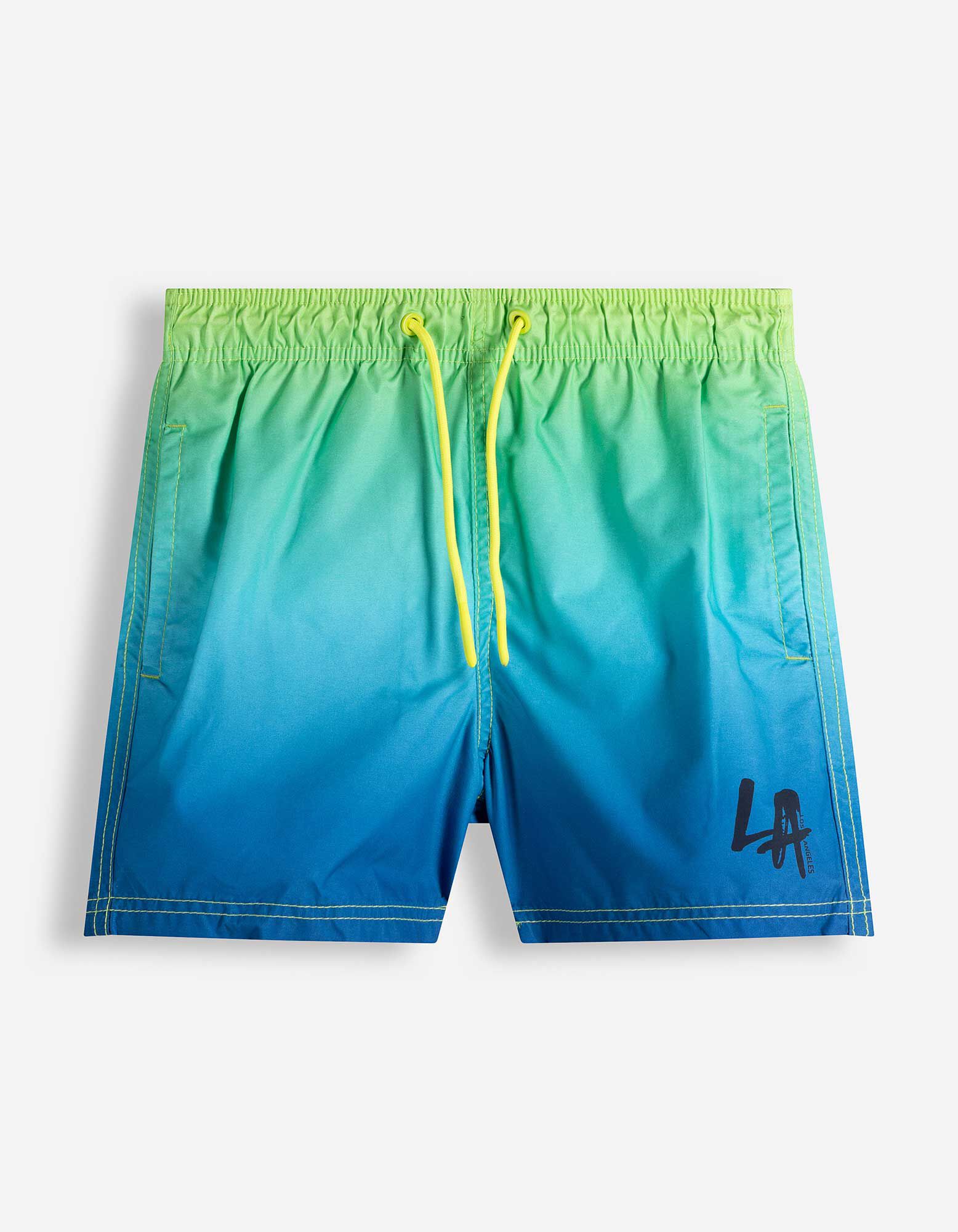 Short de bain - Nuances de couleur - bleu fonc&eacute;