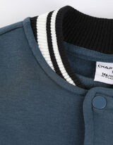 Vysokoškolská bunda - Zadná potlač - tmavomodra