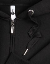 Sweatjacke - Kapuze - schwarz