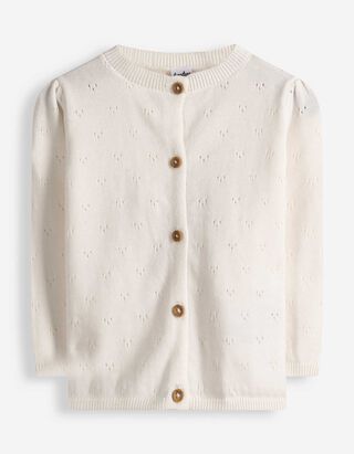 Giacca in maglia - Cotone - bianco