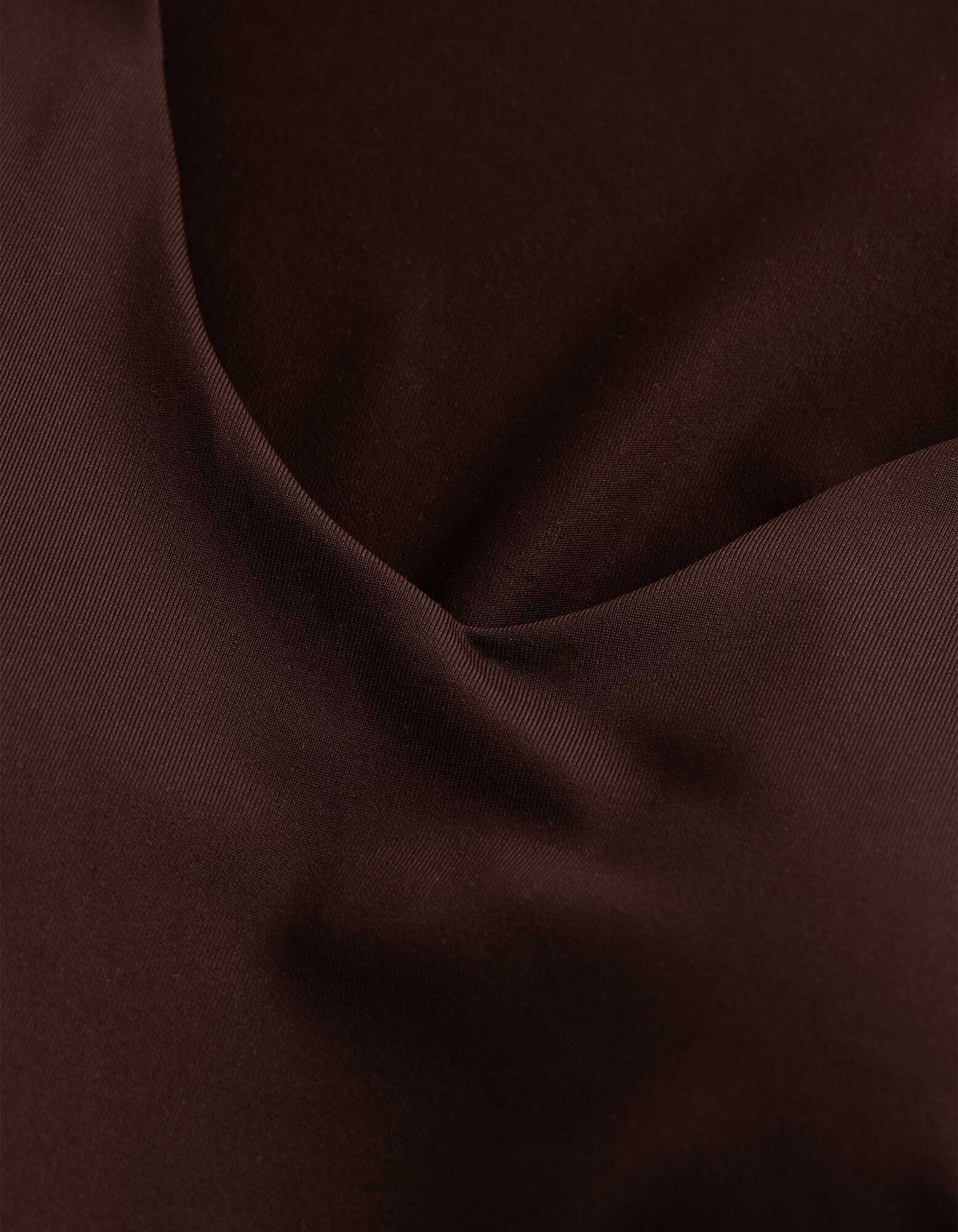 Langarmshirt - Herausnehmbare Cups - Dunkelbraun