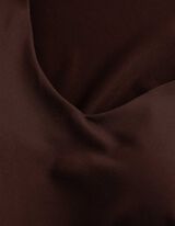 Langarmshirt - Herausnehmbare Cups - Dunkelbraun