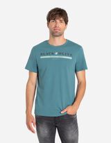 T-Shirt - Frontprint - türkis