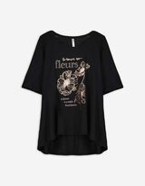 T-Shirt - Print - schwarz