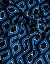 Midi haljina - LENZING&trade; ECOVERO&trade; - tamno-plava