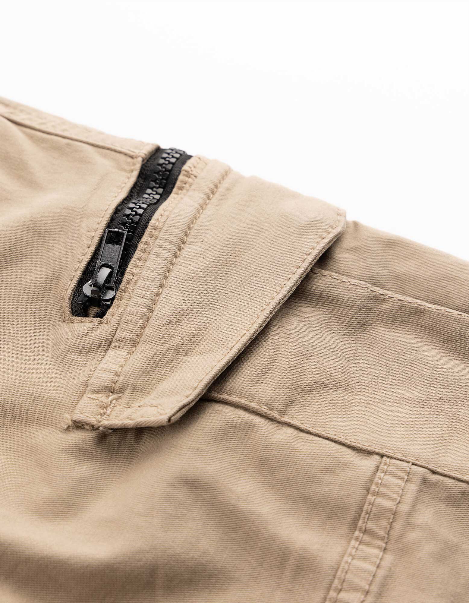 Cargohose - Jogger Fit - Beige
