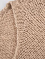 Pleteni pulover - V-izrez - bez