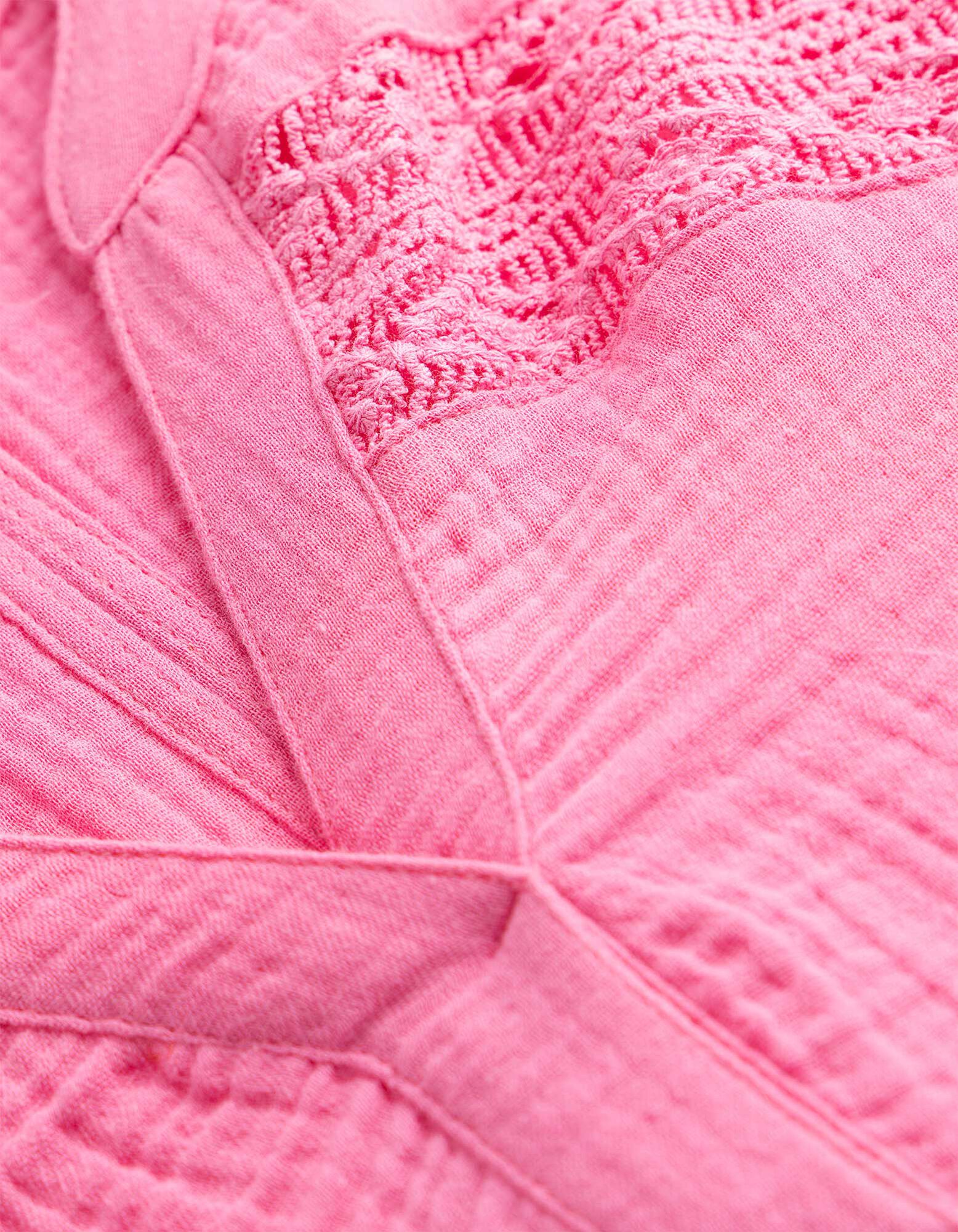 Kleid - Musselin - Pink