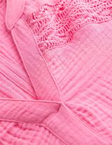 Kleid - Musselin - Pink