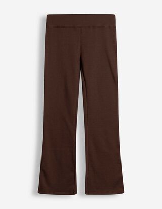 Jogpants - Flared Fit - Dunkelbraun